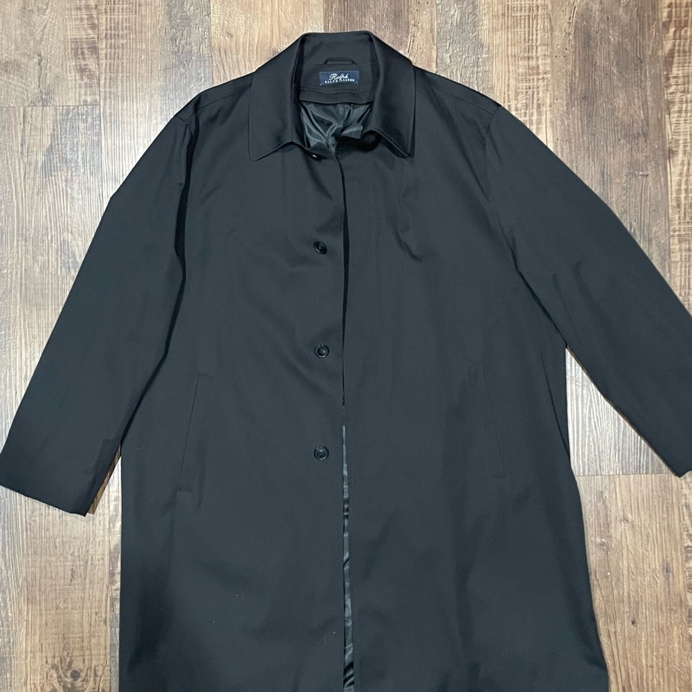 Blue label Ralph Lauren black trench